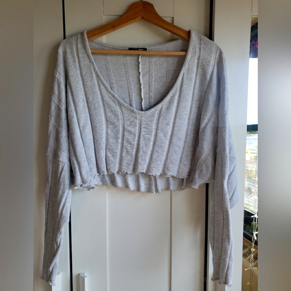 Slouchy crop top